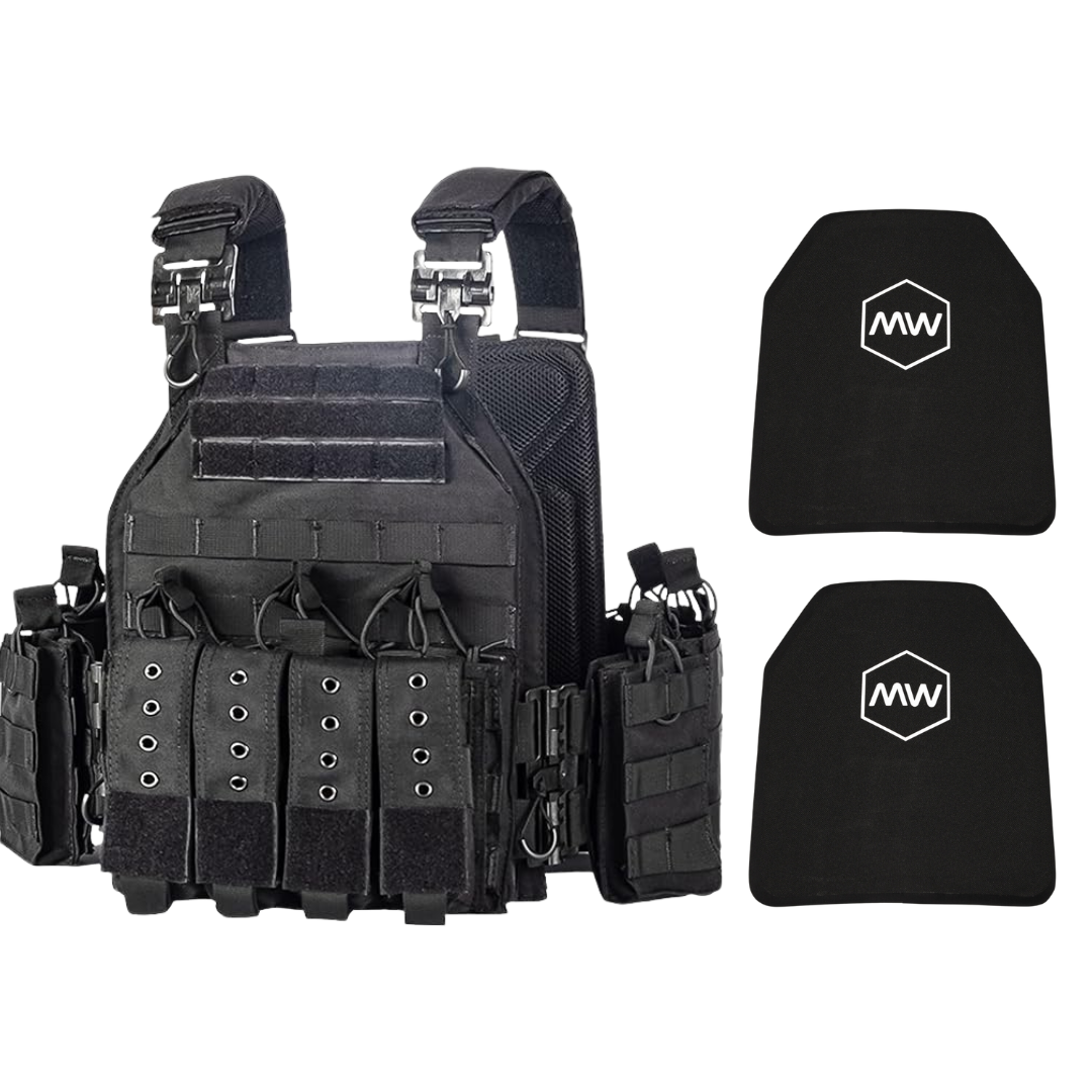 BUNDLE Quick Release (includes 2 Plates Level IV+ Quick Release Carrier)