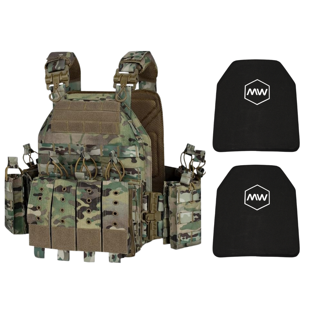 BUNDLE Quick Release (includes 2 Plates Level IV+ Quick Release Carrier)