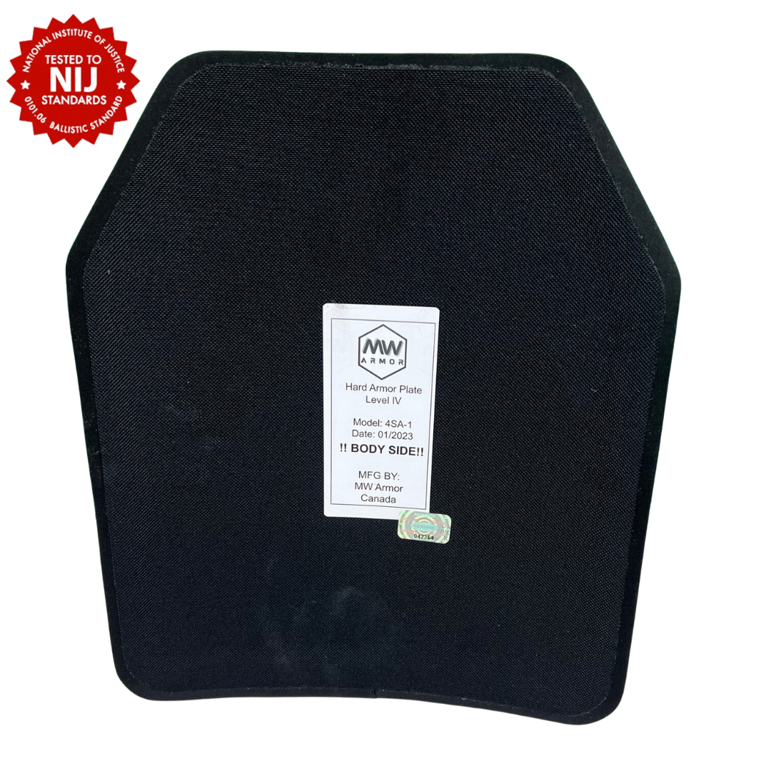 BODY ARMOR PLATE Level IV NIJ Standards