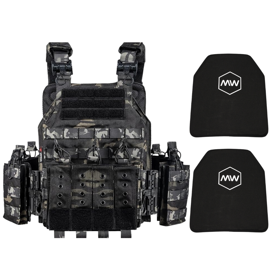 BUNDLE Quick Release (includes 2 Plates Level IV+ Quick Release Carrier)