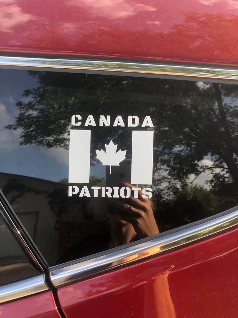 CAR Sticker CANADA PATRIOTS
