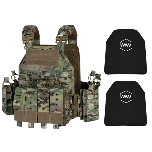 BUNDLE Quick Release (includes 2 Plates Level IV+ Quick Release Carrier)