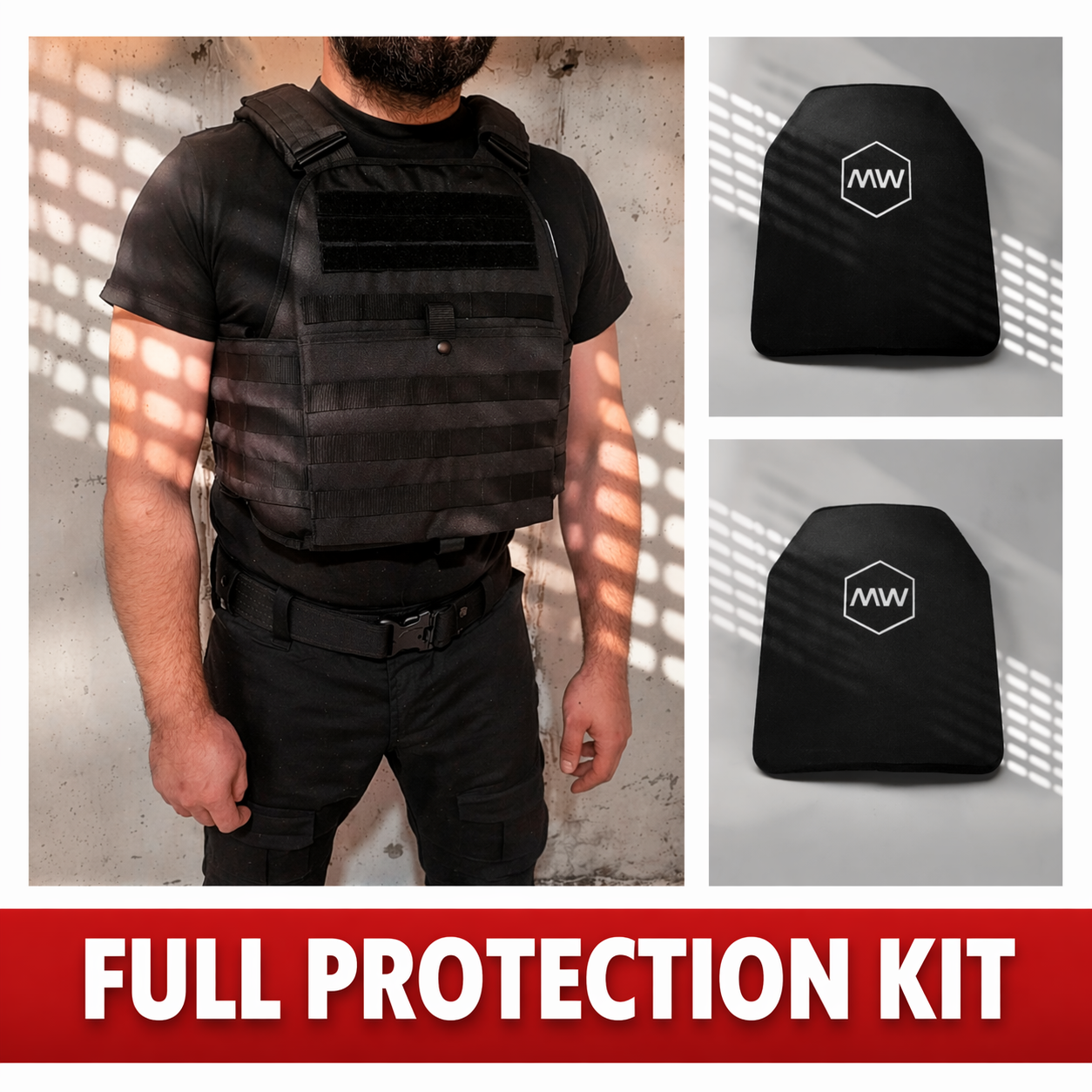 LEVEL IV FULL PROTECTION KIT (Level IIIA Panels + Level IV Plates)