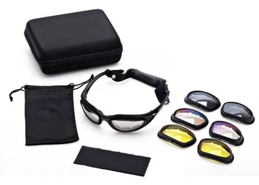 TACTICAL GOGGLES KIT 4 Lens