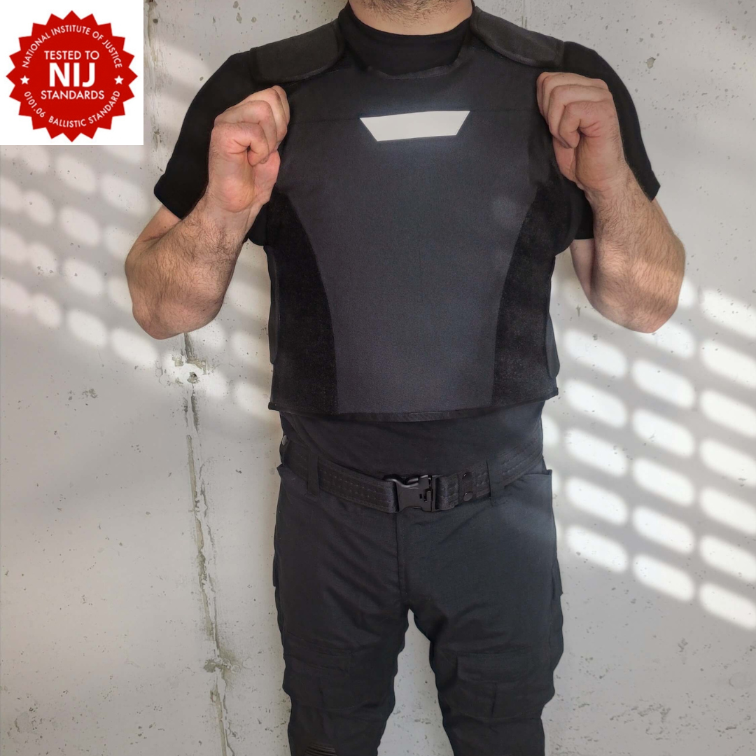 CONCEALABLE MULTI-THREAT VEST LEVEL IIIA NIJ STANDARD