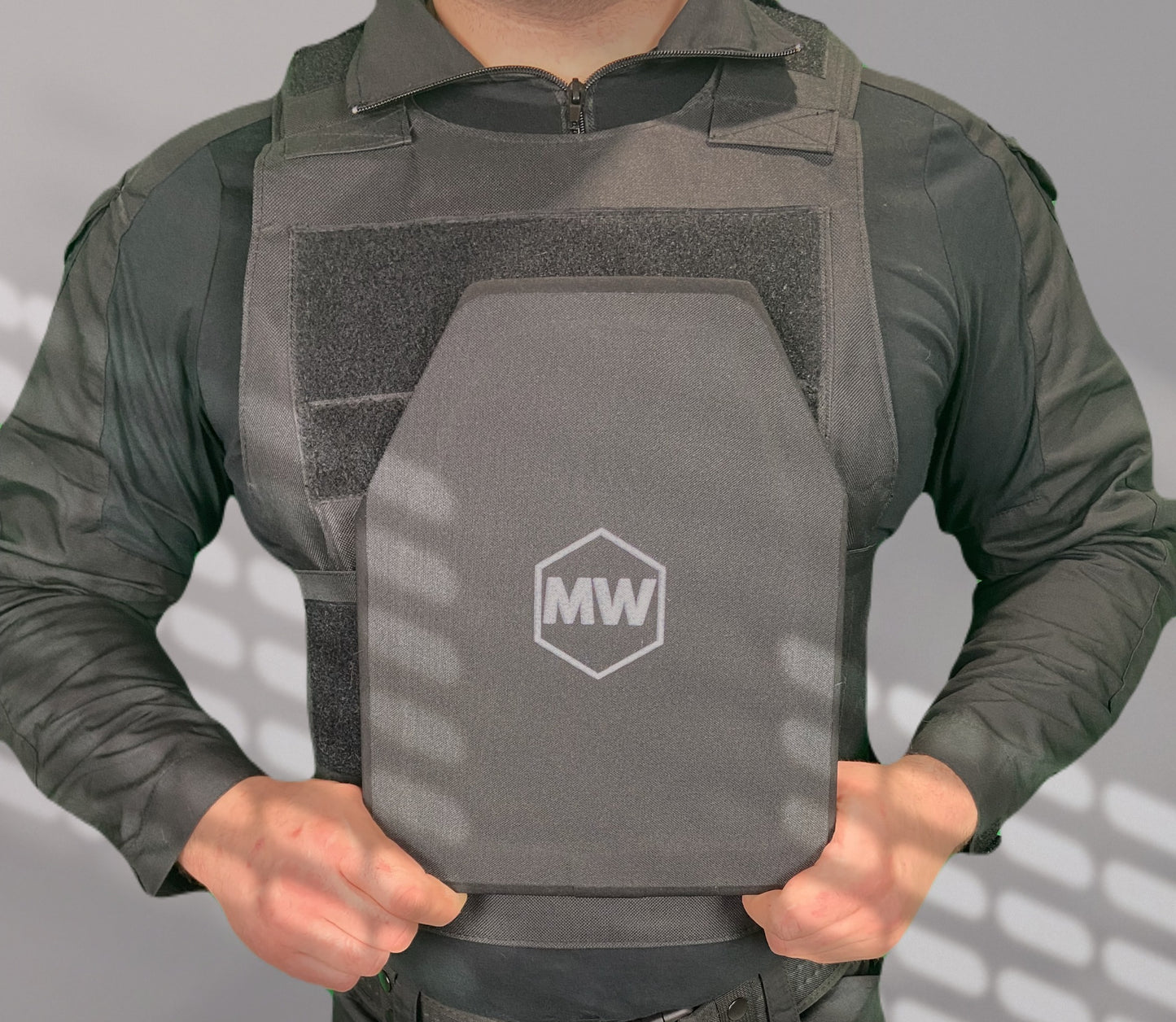 COMBO Level IIIA UNIFORM STYLE VEST (includes 2 Plates Level IIIA+ carrier)