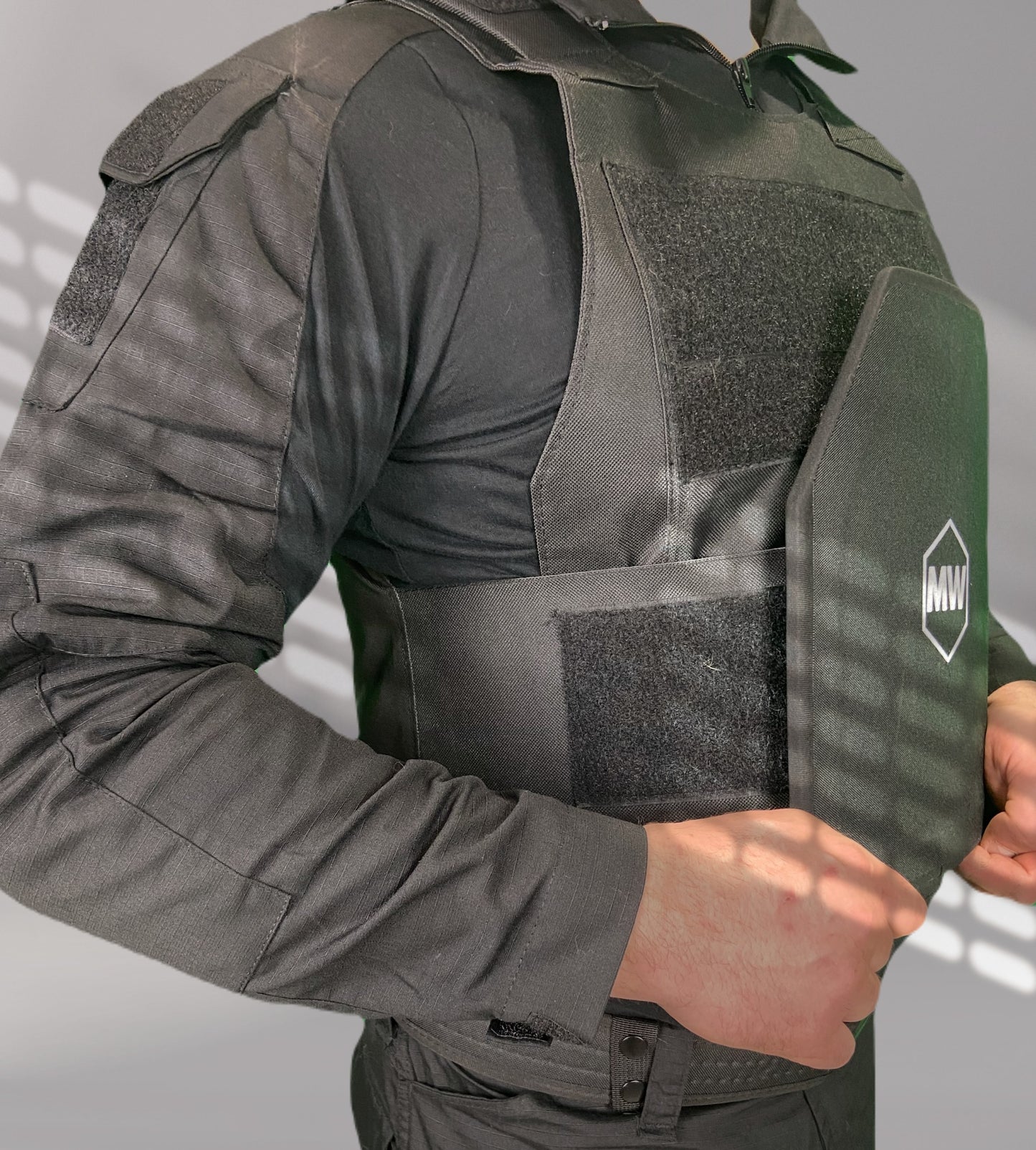 COMBO Level IIIA UNIFORM STYLE VEST (includes 2 Plates Level IIIA+ carrier)